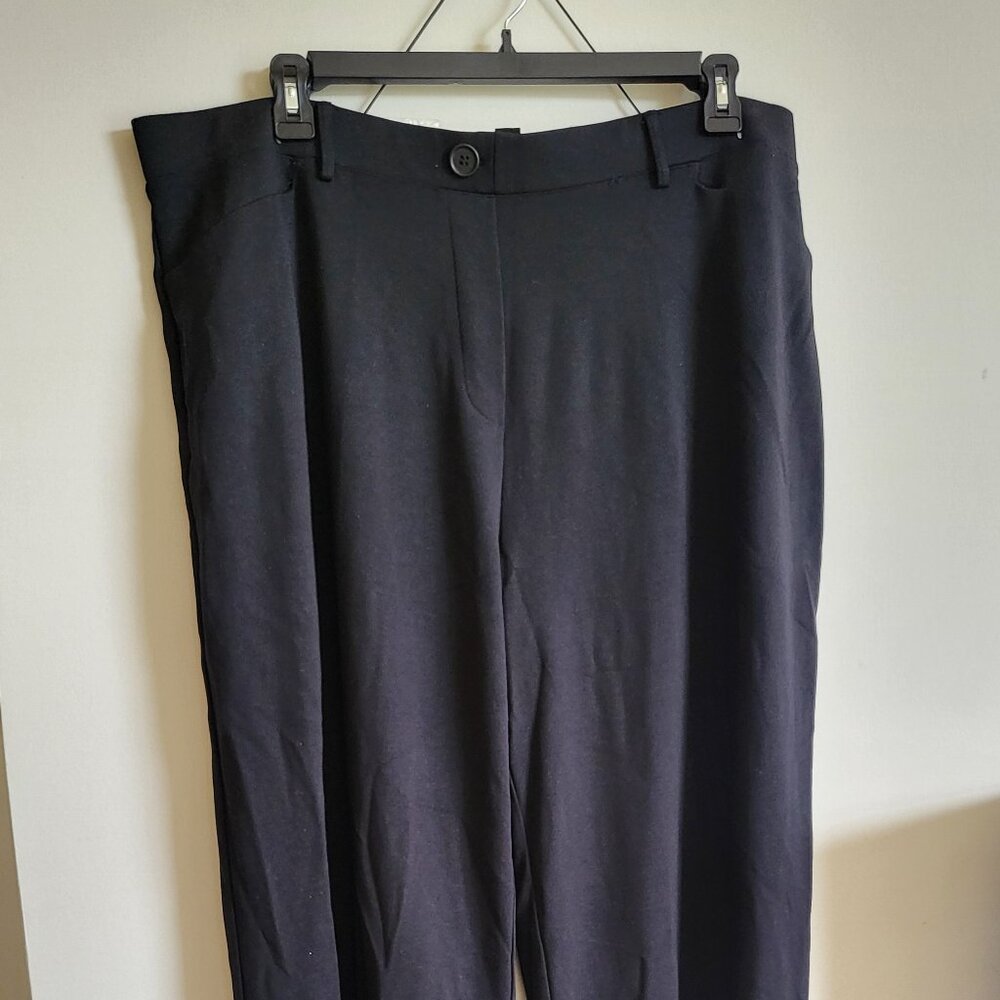 Ashley Stewart Black Slacks pant size 24